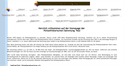 Desktop Screenshot of polizeihistorischesammlung-paul.de